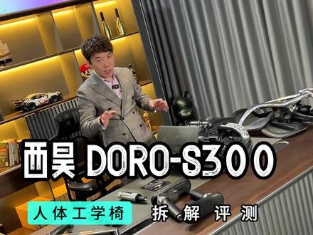 一把撑腰角度可以无极调节的生产力工具#西昊S300