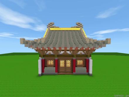 迷你世界:新手中式古风建筑教学包教包会(一) #迷你世界 #迷你世界教程 #迷你世界建筑 #小宝