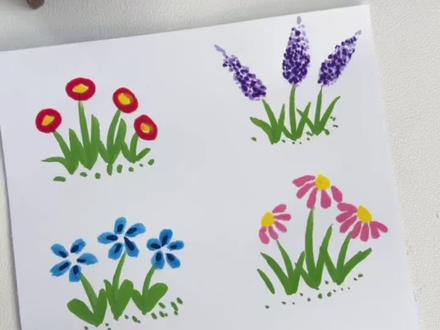 这样画花朵一看就会,快来试试吧#简单易学#花朵简笔画 #简笔画 #零基础学画画 #跟着抖音学画画