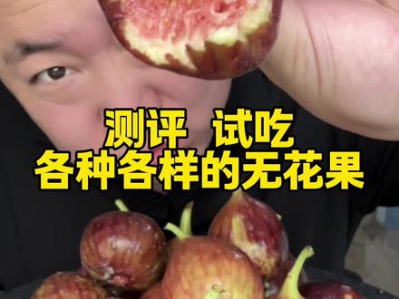 #美食测评 尝尝各种各样的无花果