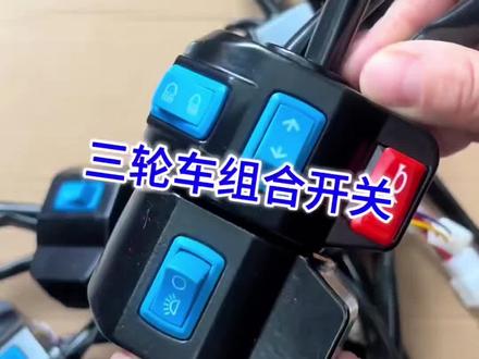 【10个】电动三轮车把座组合开关左右手把开关把座手闸把座总成#把座开关 #三轮车配件批发 #三轮车配件 #电动车配件批发 #好物推荐