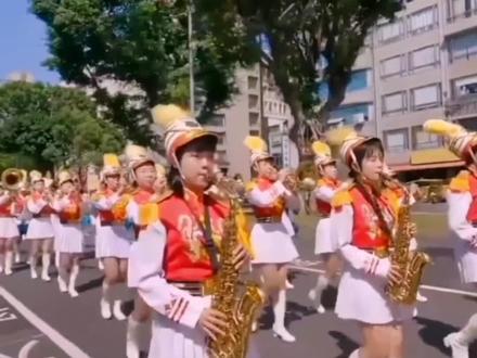 #台湾省台北市仪仗队表演 #台湾女生 #祖国统一是人心所向