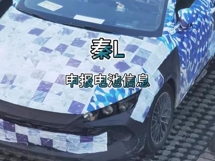 比亚迪1月新车申报信息,秦L篇!#新能源领航计划
