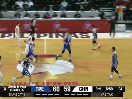 陈盈骏单挑整个后卫线!好在锋位线上,全员发威,力克台北!#中国男篮#陈盈骏#赵继伟#贺希宁#胡金秋