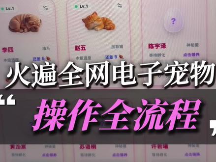 火遍全网的电子宠物安装教程 这么好用的课堂管理工具,我必须教会你,这就是AI给我们带来的变化呀#电子宠物 #宠物养成日记 #课堂 #托管