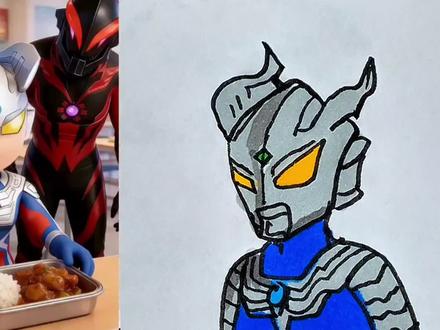 #简笔画#赛罗奥特曼