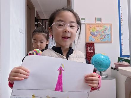 小鸭嘎嘎嘎 一个小姑娘遇到了一群嘎嘎嘎的鸭子后会发生什么事情?#幼儿表达能力#有趣的故事#面对镜头#绘画故事#无厘头搞笑