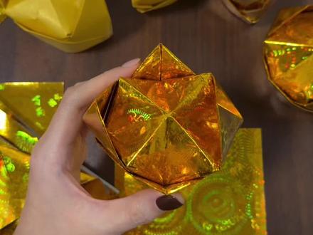 五路发cai元宝 教程分享#手工 #手工折纸 #叠元宝