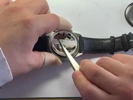 卡西欧商务男表表镜更换全过程#男士腕表 #做一个有情怀的修表匠