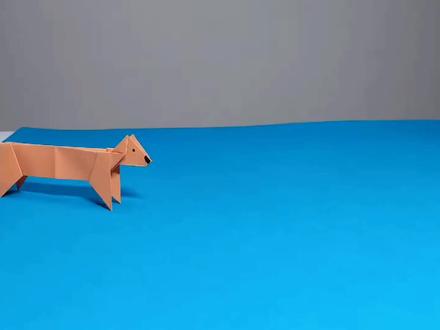 今天我们制作一条折纸腊肠犬! #折纸教程 #折纸 #幼儿折纸 #创意折纸 #手工折纸 #幼儿手工 #儿童手工