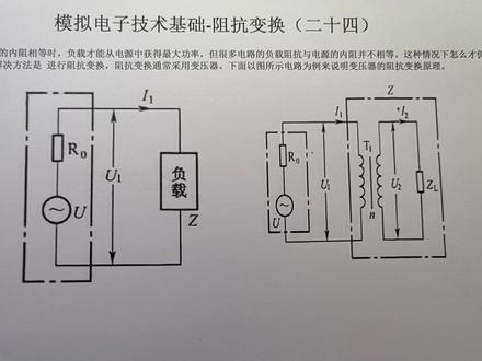 模拟电子技术基础-阻抗变换(二十四)#电子 #模拟电子技术基础 #数字电子技术 #电路原理 #阻抗匹配