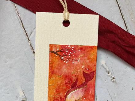 大鱼海棠的水彩书签教程来喽~搞起~#画画 #水彩 #大鱼海棠 @DOU+小助手 #水彩教程 #干货