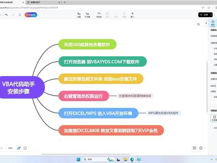 VBA代码助手安装说明