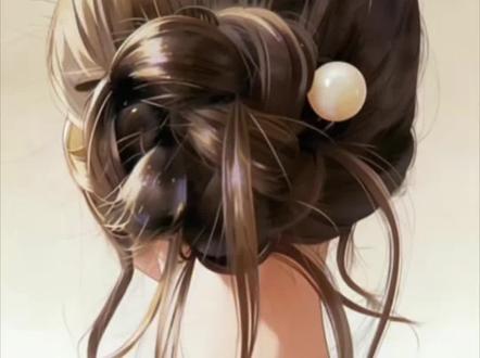 花苞盘发之-长发版,简单好看,灵动而温柔 #发型教程 #编发教程 #发簪盘发 #盘发 #简单好看发型