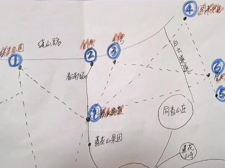 总结大连莲花山白云山的上山口!因为太长了速度有点快,没有看明白的评论区欢迎留言,地图是大体方向画的不是那么精准,喜欢喂鹿的建议去莲花山寺后身的上山口,具体看我之前视频哈#大连 #周末去哪玩 #大连莲花山 #旅行大玩家