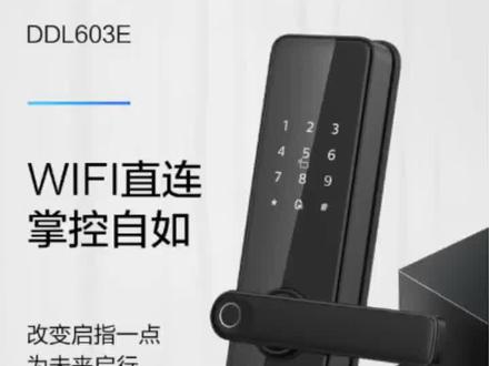飞利浦DDL603E 指纹锁家用智能防盗门密码锁APP智控电子门锁曜石黑