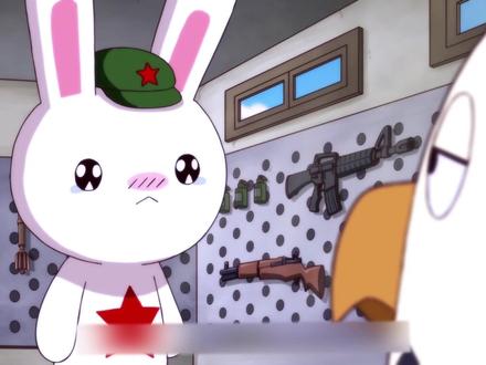 鹰酱和兔子度起了蜜月,并教兔子标准化! #国产动画 #那兔