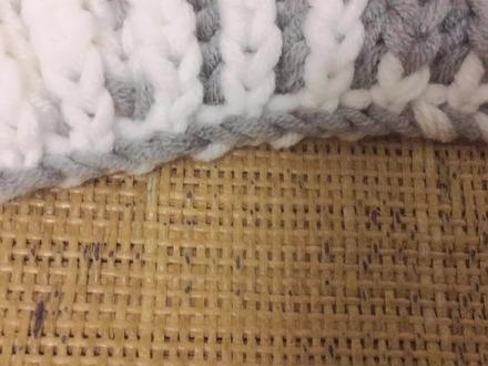 围巾编织教程,双元宝针围巾视频,一起来织围巾吧