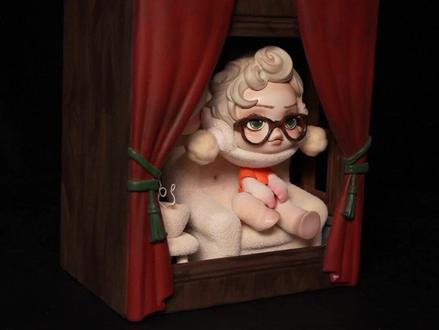 改娃日记|疯狂动物城·羊市长 #盲盒 #手工 #泡泡玛特 #疯狂动物城 #潮玩