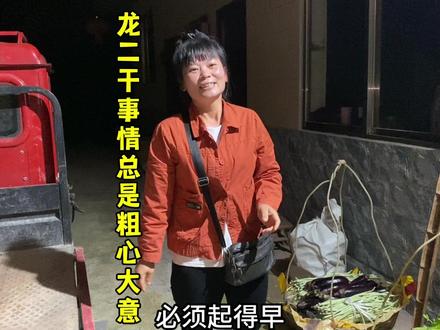 容姐今天把菜拿到市场上卖,龙二干事情总是粗心大意。#容姐和龙二的乡村生活