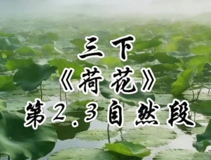 《荷花》#三年级下语文 #荷花背诵
小学三年级语文下册,《荷花》背诵第2、3自然段。