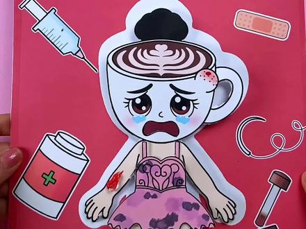 自制卡布奇诺小姐治疗盲盒 #瓜子二手车 自制卡布奇诺小姐治疗盲盒#自制盲袋#手工制作