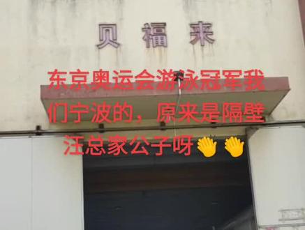 汪顺东京奥运会夺冠#奥运会 #汪顺夺冠 #宁波 #我们如此热爱小港