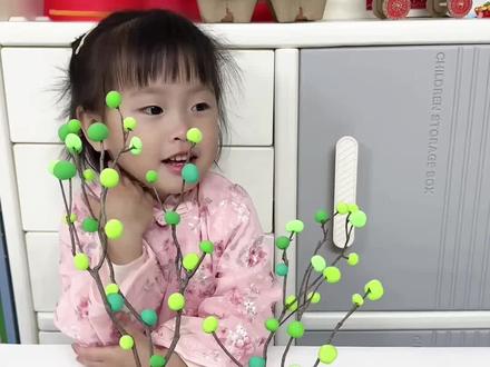 种春天咯!#亲子手工 #创意手工 #春天 #植树节 #亲子手工制作