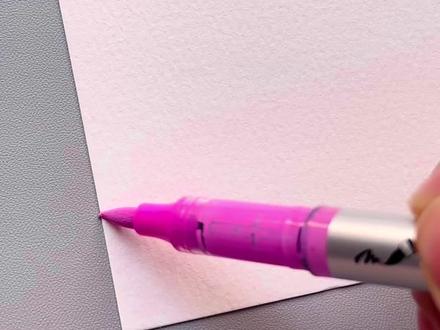 这样画,解锁绝美清明主题画!#丙烯马克笔绘画 #清明节 #绘画过程 #简笔画