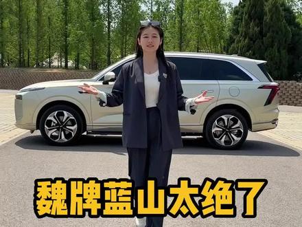 太值了!27.38万起售,开着大六座SUV魏牌蓝山太享受~#魏牌蓝山#新能源领航计划#2023上海车展#6座家用SUV#买车
