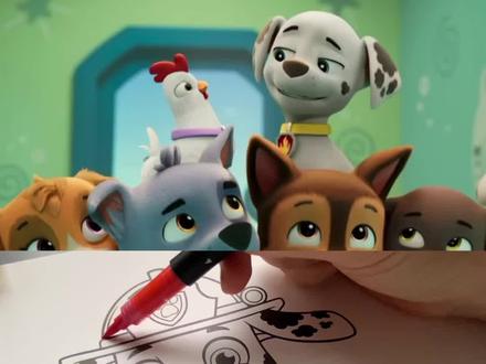 汪汪队阿奇 #汪汪队阿奇 #汪汪队阿奇简笔画 #汪汪队 #汪汪队涂色书 #汪汪队涂色绘本