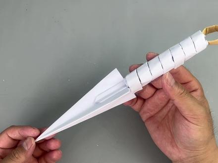 三棱刺教程,纸做的依然很厉害 #折纸飞机 #折纸 #折纸玩具