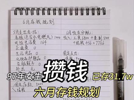 攒钱 | 月入6500的存钱方法 | 六月支出规划 哈喽攒钱搭子们,我的六月存钱计划🙋🏻♀️
除了攒钱毫无物欲,存钱使我快乐
一、关于我的收支明细
1、收入:
工资:6800 (浮动)
某yu:500
合计:6800+500=7300
2、固定支出:
房租:900
水电:100
hua费:50(不一定)
3、不固定支出:
生活费:300
合计:1300
二、关于我的存款分配
定存:6000
定投一些低风xian不会亏的ji金和存在活期账户
黄金:1300
目前价格太贵了我好久没买了,618看看金饰价格吧
之前看到有评论说我的攒钱方法记录可能太ji端了,确实我现在没什么消费欲,所以能存下收入的80%以上,还是根据自己的规划攒钱,能赚钱的时候尽可能多存钱,存款越多越安心。
以上就是我的6月存钱安排,攒钱是一个长期的过程,坚持一定能看到结果,5年存30万,坚持攒钱第6年。
一起攒钱打卡吧~
#攒钱才是硬道理 #女性成长 #低物欲生活 #存钱有哪些技巧 #打工人日常vlog