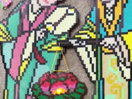 当我用拼豆复刻年画海报 居然还会发光!年味有了!
磁控灯创意来源@拼豆大王阿Q #大年初一联欢会 #大年初一联欢会阵容官宣 #大年初一联欢会年画好有创意 #拼豆