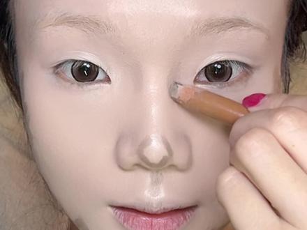 新手宝宝快来画这个doll感娃娃妆!不卡建模新手也能轻松复刻#妆容分享 #妆教 #美妆 #新手化妆教程 #今日妆容