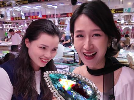 找海蓝宝做21世纪大君夫人同款求婚戒指 #珠宝首饰 #高级珠宝 #彩色宝石