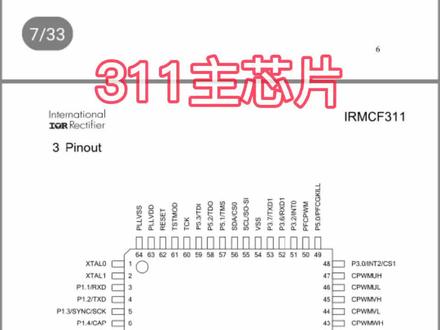 几类芯片引脚定义 #抖音小助手 #变频空调主板维修