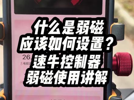什么是弱磁,一期视频教会你如何运用弱磁!#速牛控制器#弱磁调速 #极核ae4se#zeeho极核#设置讲解
