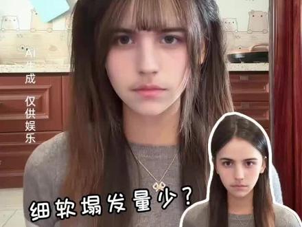 萌妹必学垂耳兔!
#垂耳兔发型#假发分享#补发片#假发片#法式刘海