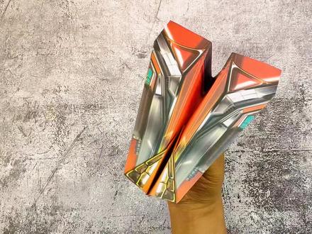 金属头滑翔机,小平头折法飞行稳定性能优秀#纸飞机 #简单易学的折纸教程 #童年的纸飞机 #手工纸飞机教程 #动手能力培养