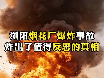 浏阳烟花厂爆炸事故,炸出了我们值得反思的三个真相#浏阳烟花厂爆炸 #浏阳华盛烟花 #工伤预防 #老焦防工伤