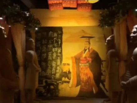 晨风手绘🎨 VS兵马俑☞秦始皇帝壁画绘制#秦始皇#兵马俑#墙绘艺术 #晨风手绘 #壁画 #手绘