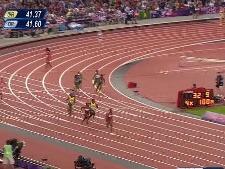 女子4X100米接力到底能跑多快,美国队40秒82击败牙买加队 #百米短跑 #田径 #运动