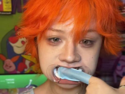 口水这个流(・_・; #yu3gemz #牙钻