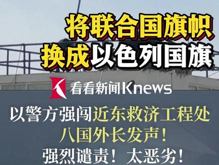 #八国外长发声强烈谴责以色列 以方强闯近东救济工程处