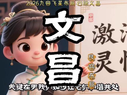 四绿文昌 正本清源,2026“玄空九星”的艮宫布局,众所周知,文昌位很重要#国学文化与智慧 #创作者中心 #一堂国学 #文昌 #布局