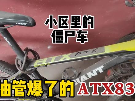 小区里竟然有一辆当年的爆款atx830,闲置多年,落满一层灰尘!!令人唏嘘,刚要走,又发现了一款当年口号震天的山地车品牌,你认识它吗?#我的骑行日常 #山地车 #骑行