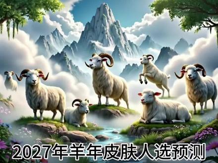 未羊年皮肤人选预测#王者2027年羊年年限皮肤预测