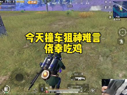 撞车狙神难言!#言氏集团 #狙神 #和平精英 @难言言x