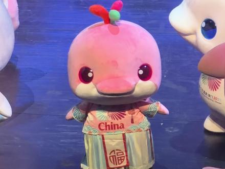 汉服版mini鸡直拍#大湾鸡 #吉祥物 #广州杂技团